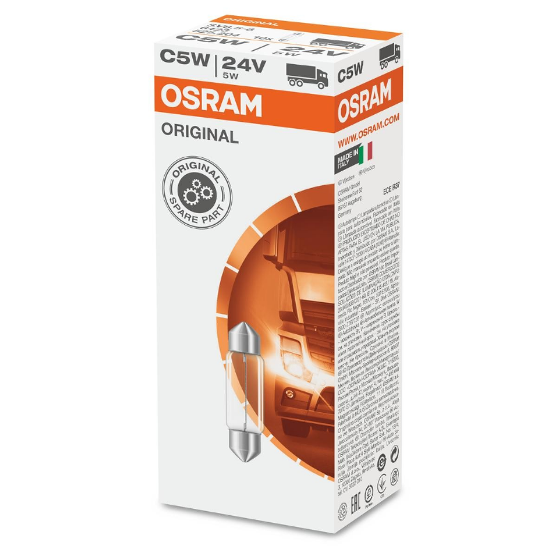 OSRAM SPULDZES C5W 5W 24V SV8,5-8