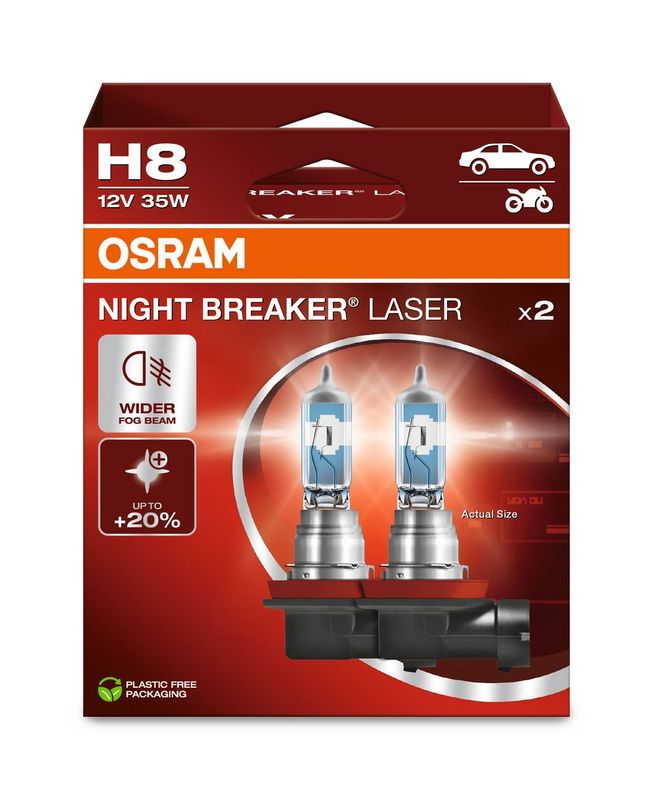 ЛАМПЫ OSRAM H8 35W 12V PGJ19-1