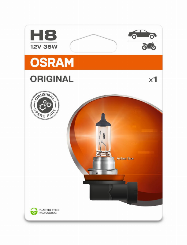 ЛАМПЫ OSRAM H8 35W 12V PGJ19-1