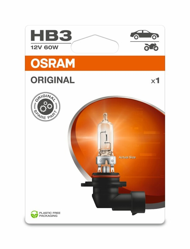 ЛАМПЫ OSRAM HB3 60W 12V P20D 9005