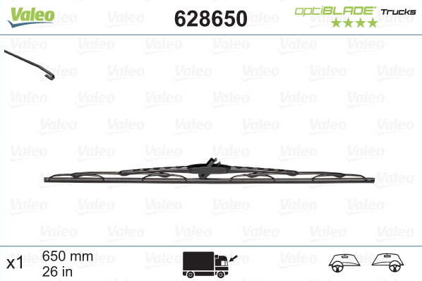 VALEO KLAASIPUHASTITE KLAASIPUHASTI TERA OPTIBLADE