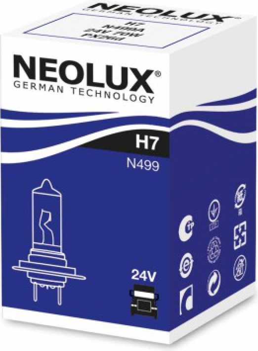 NEOLUX BULBS H7 70W 24V PX26D 10X10X1