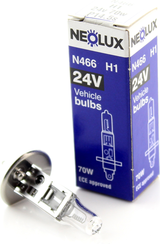 NEOLUX LEMPUTĖS H1 70W 24V P14.5S 10X10X1
