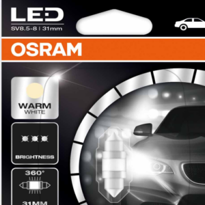 OSRAM LEMPUTĖS LED 1W 12V SV8.5-8 5XBLI1 31MM