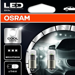 OSRAM LEMPUTĖS 1W 12V BA9S  5XBLI2 4K