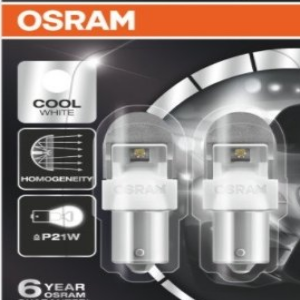 OSRAM BULBS LED 2W 12V BA15S 5XBLI2 4K