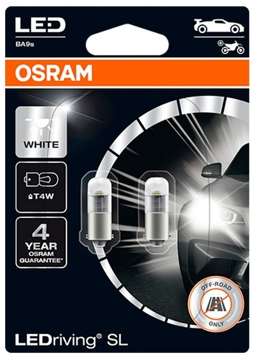 OSRAM BULBS 1W 12V BA9S BLI2