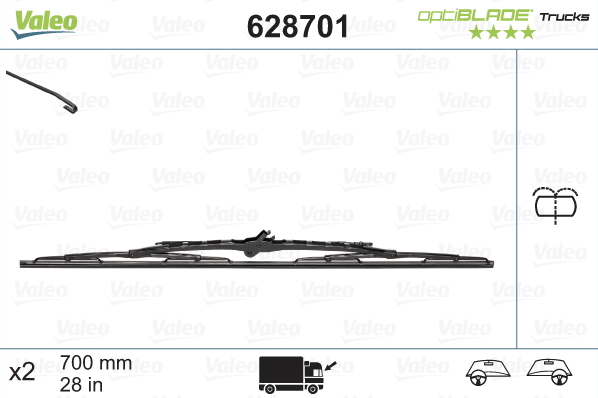 VALEO VALYTUVAI WIPER BLADE OPTIBLADE