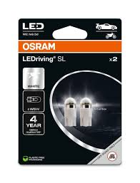 OSRAM SPULDZES W5W 12V 1W W2.1X9.5D TIKAI BEZCEĻIEM