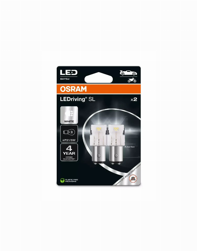 OSRAM BULBS P21/5W 12V 1.7W BAY15D