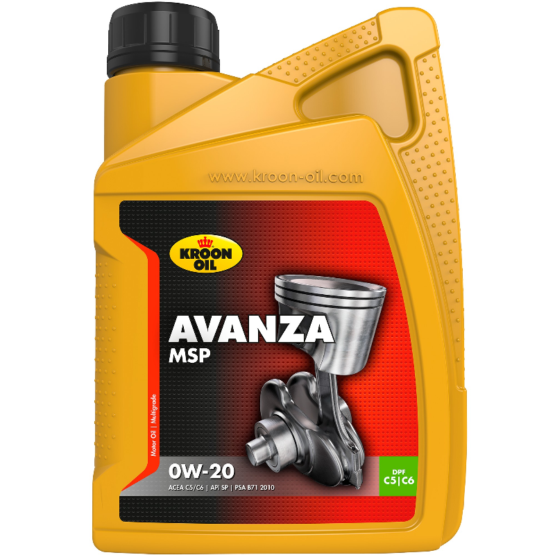 KROON-OIL AVANZA MSP 0W-20 ПОЛНАЯ СИНТЕТИКА