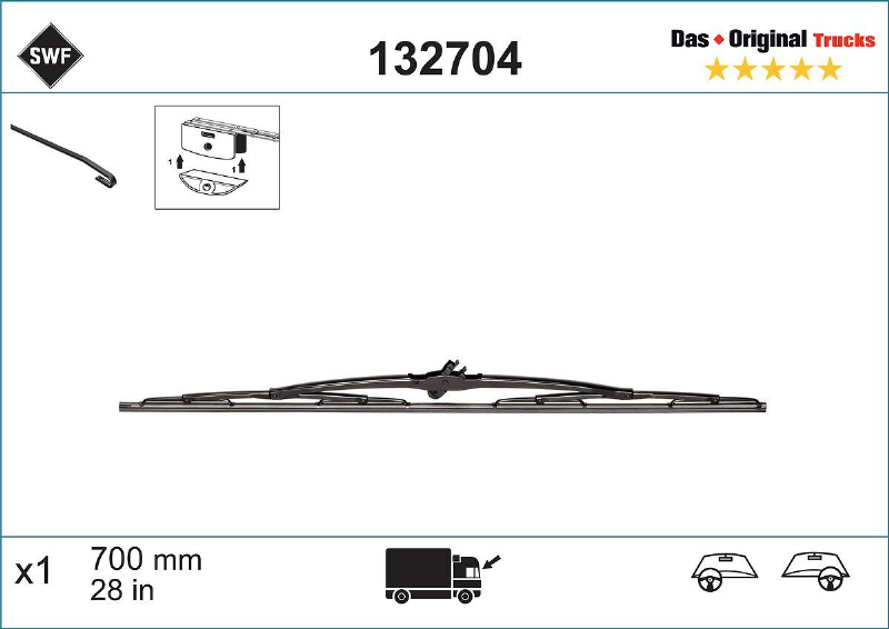 KLAASIPUHASTID SWF VEOAUTODE KLAASIPUHASTI TERA 700 MM