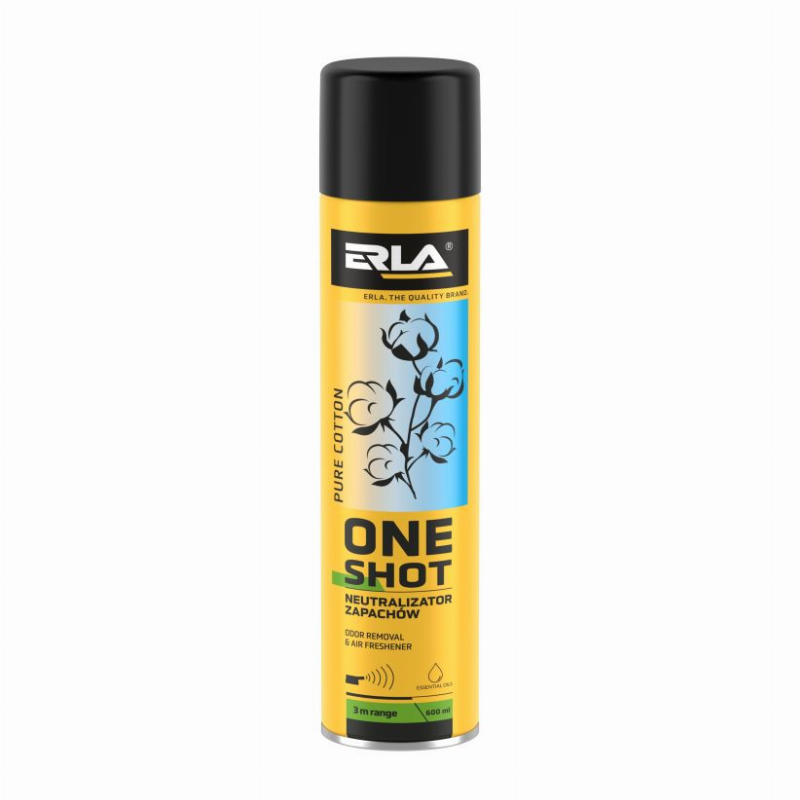 ОСВЕЖИТЕЛЬ ВОЗДУХА ERLA ONE SHOT ЧИСТЫЙ ХЛОПОК