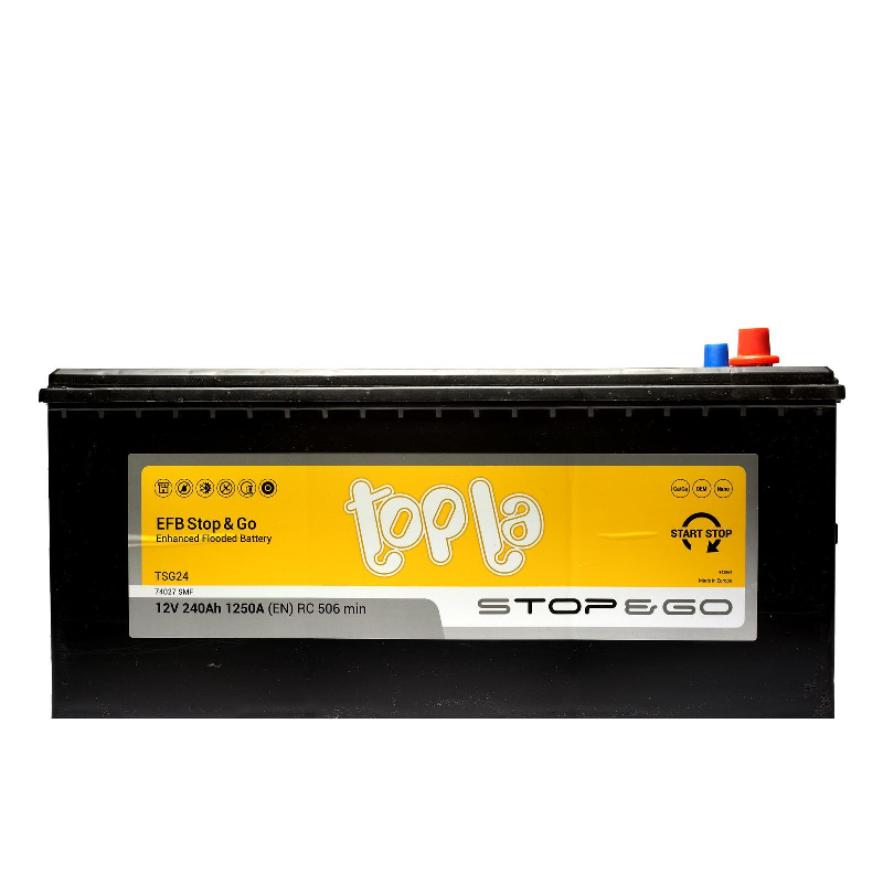 AKU TOPLA 240AH EFB STOP & GO 1250EN