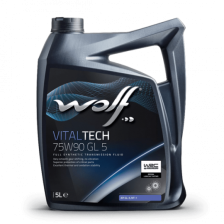 WOLF VITALTECH 75W90 GL 5 5L transmission oil