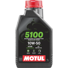 MOTUL 5100 4-stroke 10W50 engine oil, 1 litre