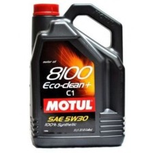 MOTUL 8100 ECO-CLEAN+ C1 5W30 engine oil, 5 litres