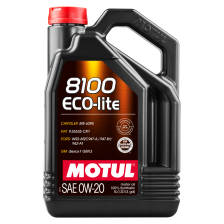 MOTUL 8100 ECO-LITE 0W20 engine oil, 5 litres