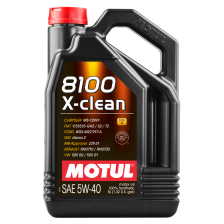 MOTUL 8100 X-CLEAN 5W40 engine oil, 5 litres