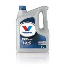 VALVOLINE 5W40 SYNPOWER 4L engine oil